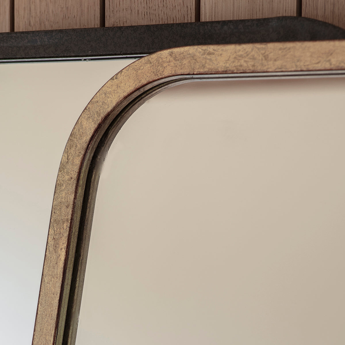 Stella Curves Rustic Gold Full Length Leaner Mirror